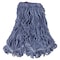 Rubbermaid Commercial Super Stitch Blend Mop Head, Cotton/Synthetic, Large, 1" Red Headband, Blue, PK6 FGD21306BL00 - alternate 1